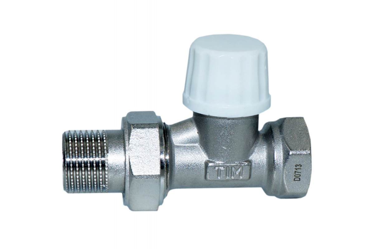 Вентиль радиаторный настроечный прямой 1/2" RD522.02