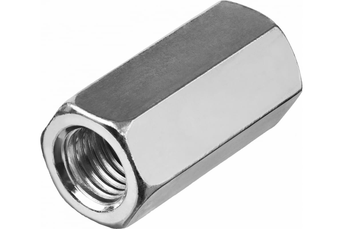 Гайка 12 удл. оц DIN 6334