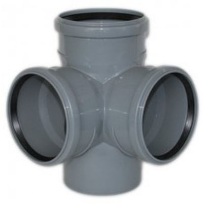 Крестовина  ПП 110/110/110х90 дв.пл. канализац. РТП 36539